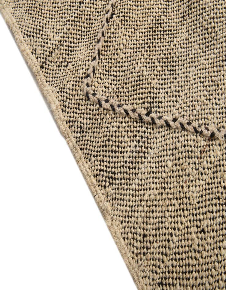 Detail image of  6' 2 x 7' 7  Hand Knotted Moroccan Wool Rug