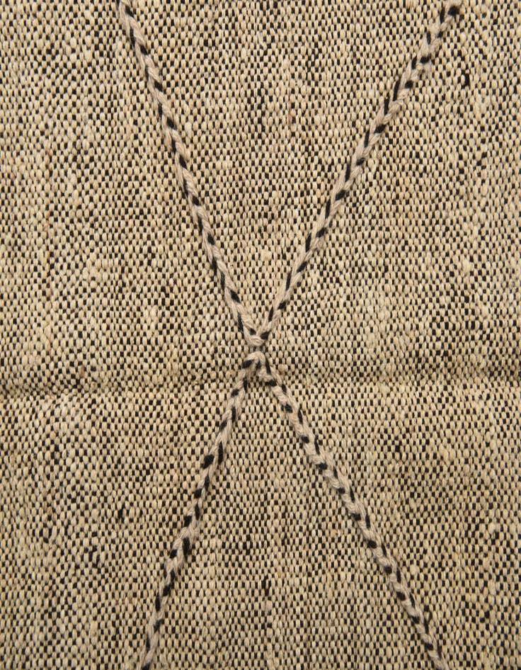 Detail image of  6' 2 x 7' 7  Hand Knotted Moroccan Wool Rug