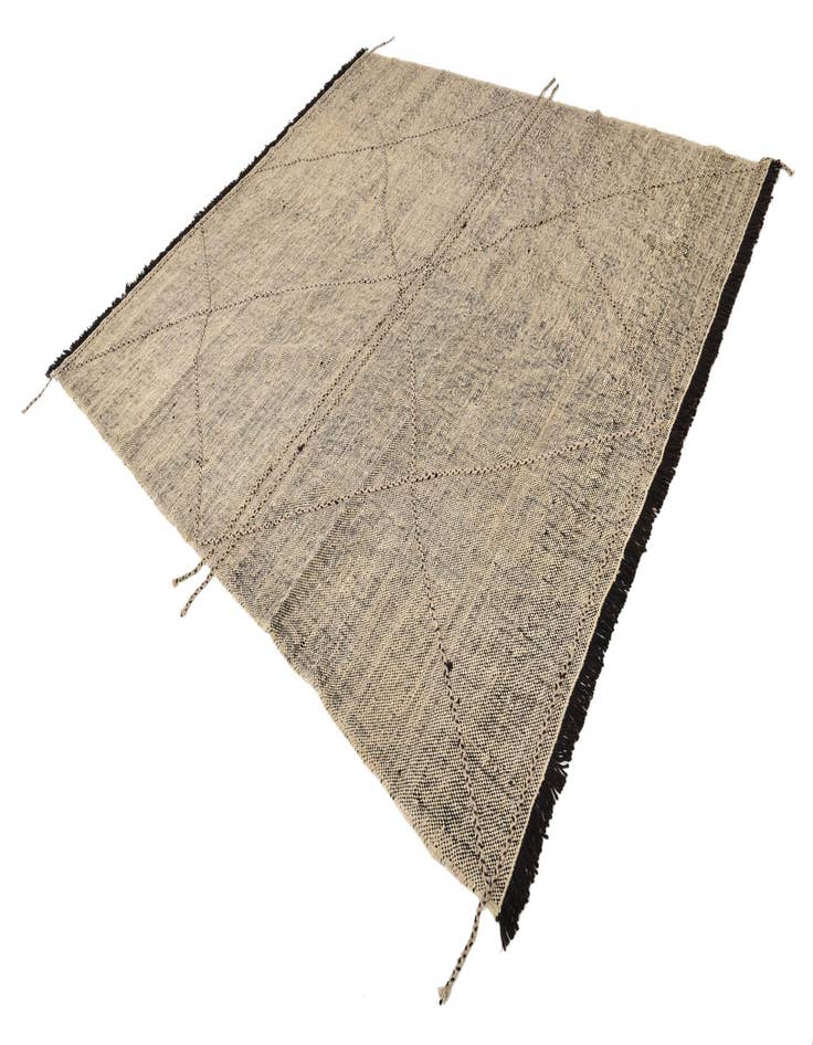 Detail image of  8' 8 x 9' 8  Hand Knotted Moroccan Wool Rug