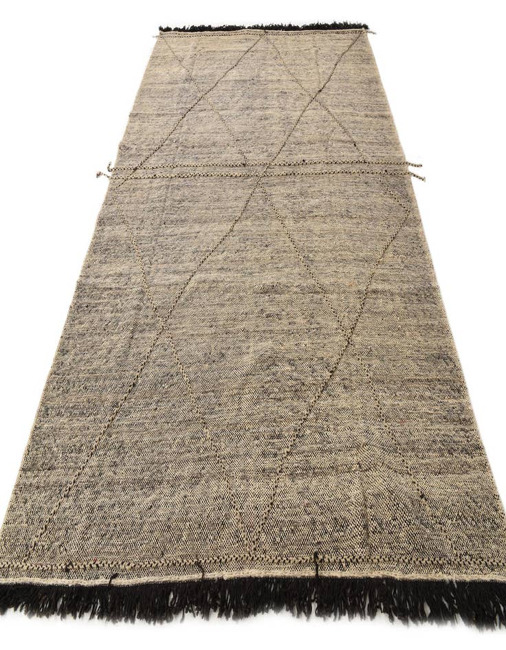 Detail image of  7' x 9' 7  Hand Knotted Moroccan Wool Rug