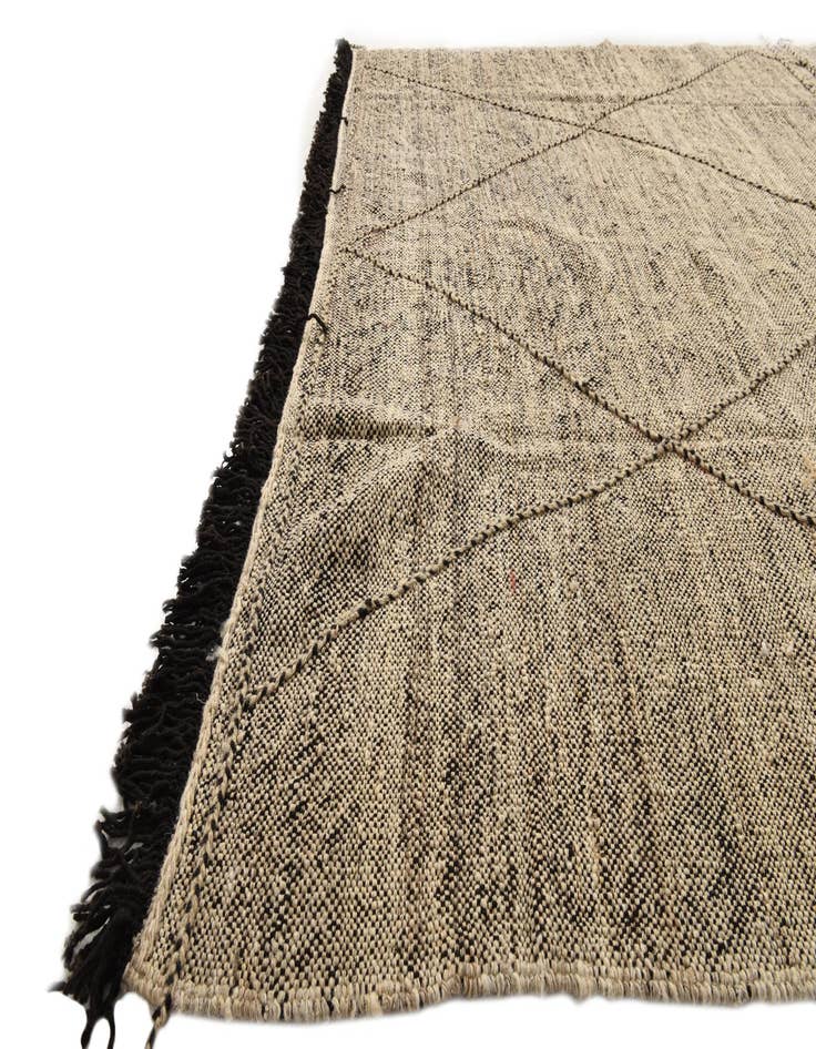 Detail image of  7' x 9' 7  Hand Knotted Moroccan Wool Rug