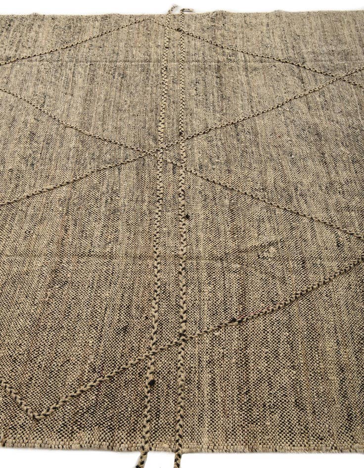 Detail image of  7' x 9' 7  Hand Knotted Moroccan Wool Rug