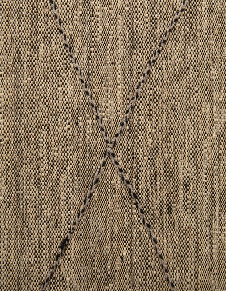 Detail image of  7' x 10'  Hand Knotted Moroccan Wool Rug