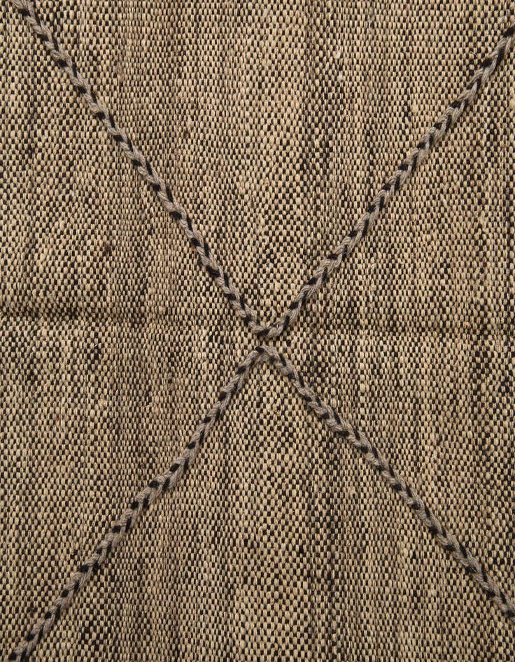 Detail image of  7' 1 x 9' 8  Hand Knotted Moroccan Wool Rug