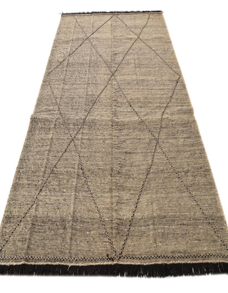 Detail image of  7' 4 x 9' 7  Hand Knotted Moroccan Wool Rug