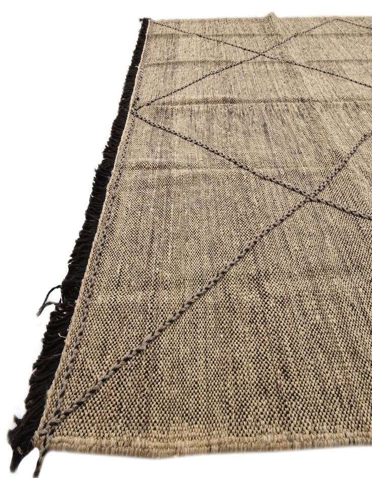 Detail image of  7' 4 x 9' 7  Hand Knotted Moroccan Wool Rug