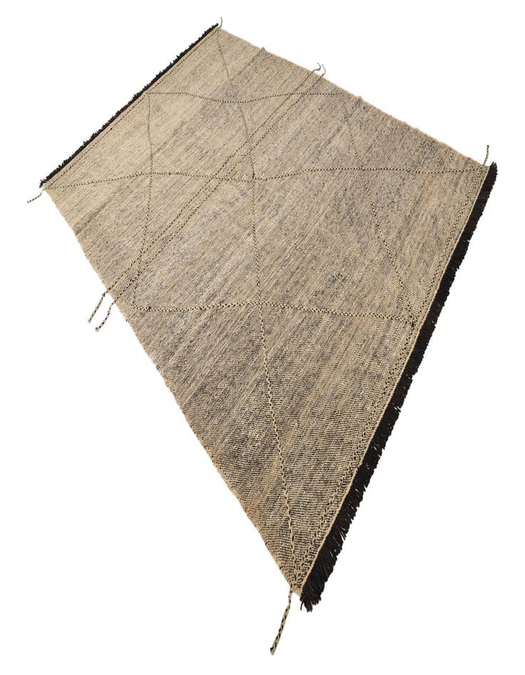 Detail image of  7' x 9' 8  Hand Knotted Moroccan Wool Rug