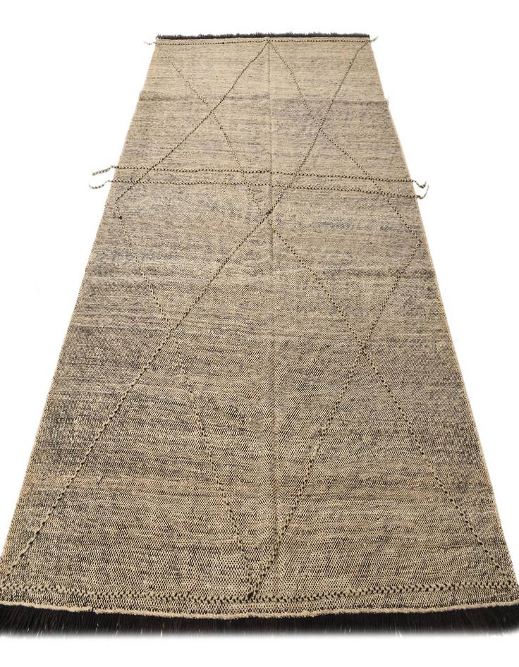 Detail image of  7' x 9' 8  Hand Knotted Moroccan Wool Rug