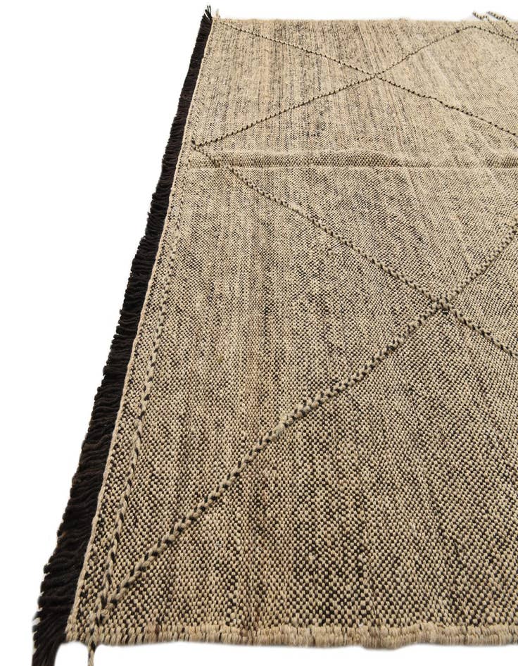 Detail image of  7' x 9' 8  Hand Knotted Moroccan Wool Rug