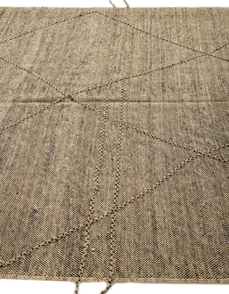 Detail image of  7' x 9' 8  Hand Knotted Moroccan Wool Rug
