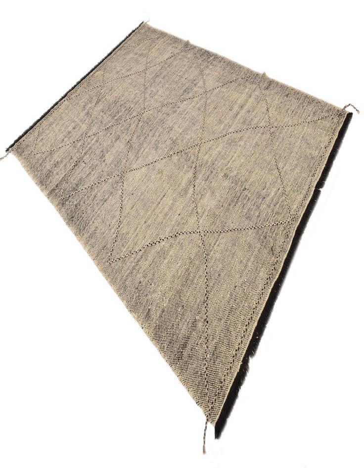 Detail image of  7' x 9' 6  Hand Knotted Moroccan Wool Rug