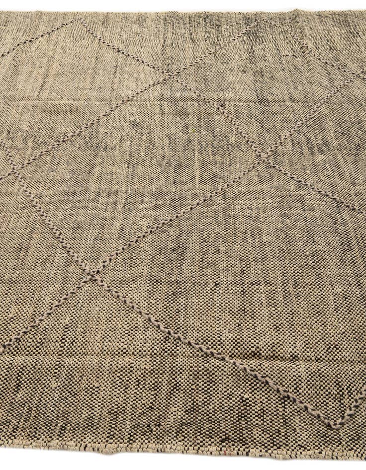 Detail image of  7' x 9' 6  Hand Knotted Moroccan Wool Rug
