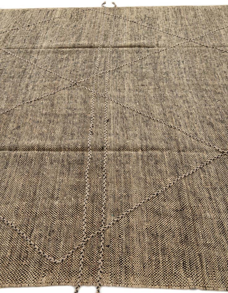 Detail image of  8' 8 x 9' 6  Hand Knotted Moroccan Wool Rug