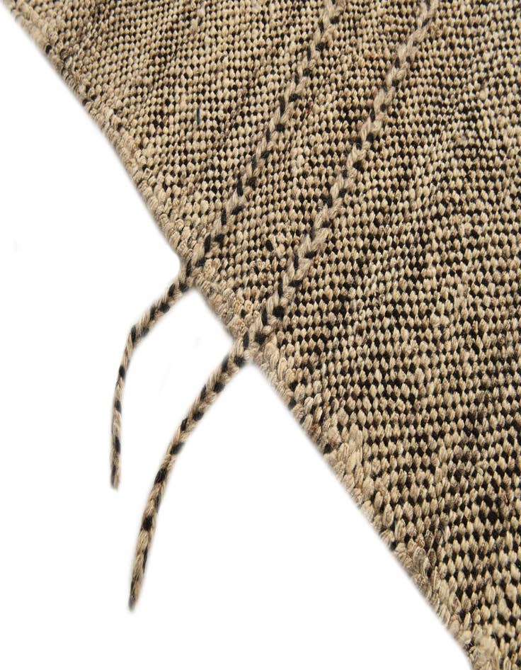 Detail image of  6' 10 x 9' 8  Hand Knotted Moroccan Wool Rug