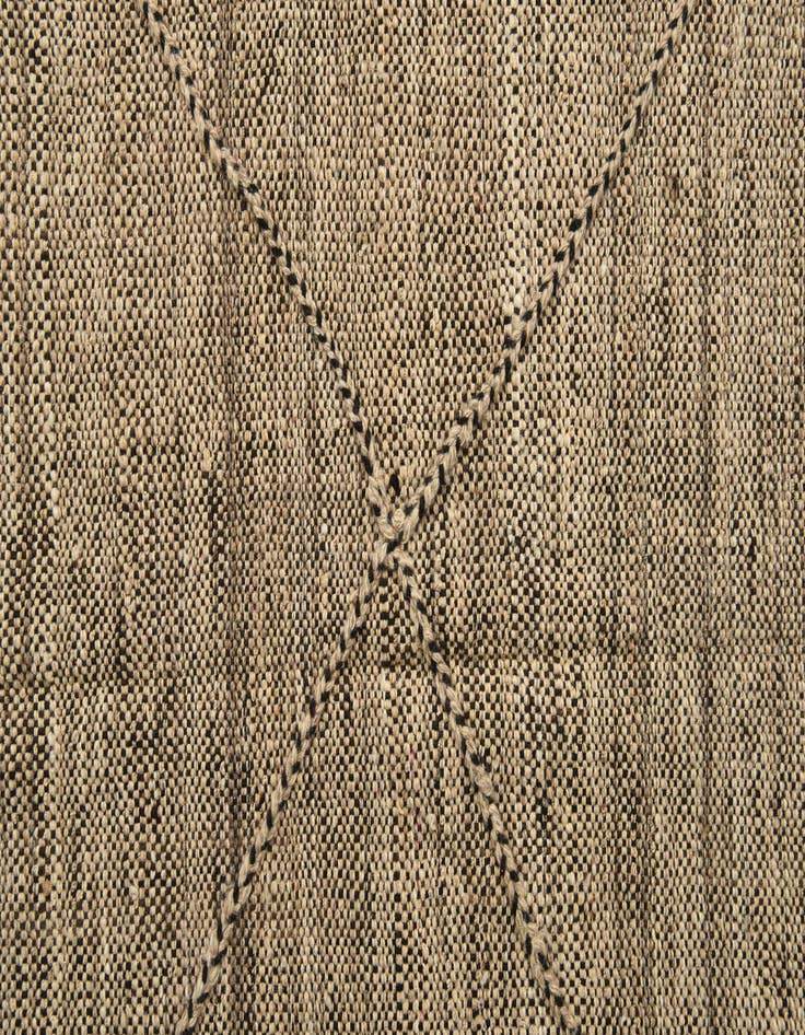Detail image of  6' 10 x 9' 8  Hand Knotted Moroccan Wool Rug