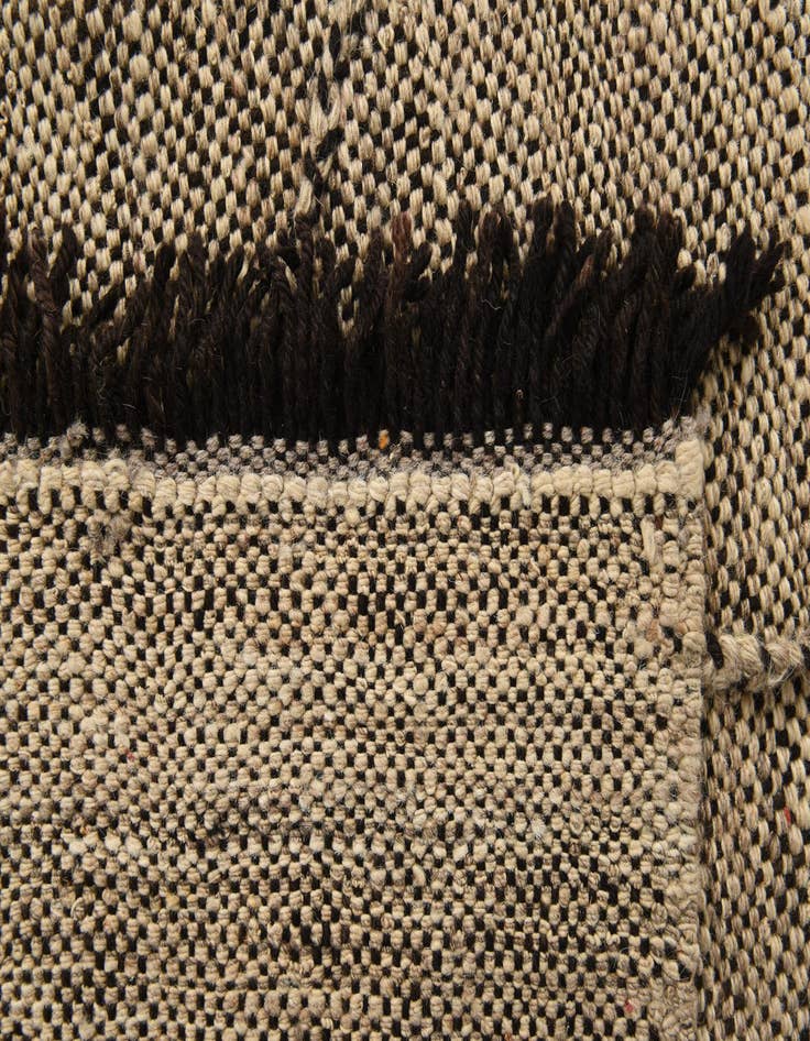 Detail image of  6' 10 x 9' 8  Hand Knotted Moroccan Wool Rug