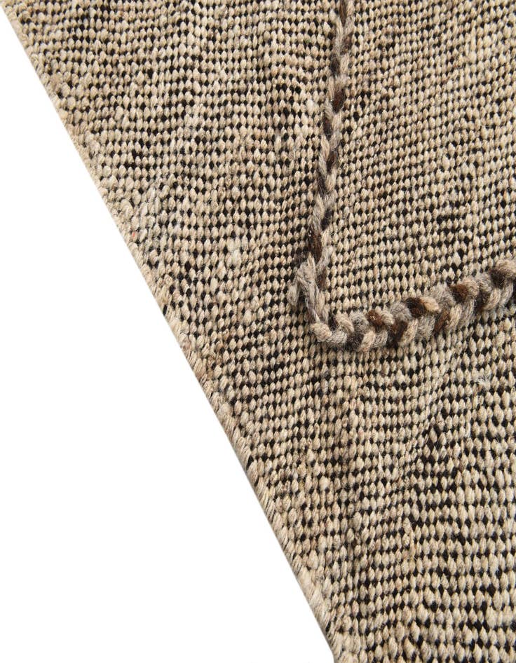 Detail image of  5' 9 x 8'  Hand Knotted Moroccan Wool Rug