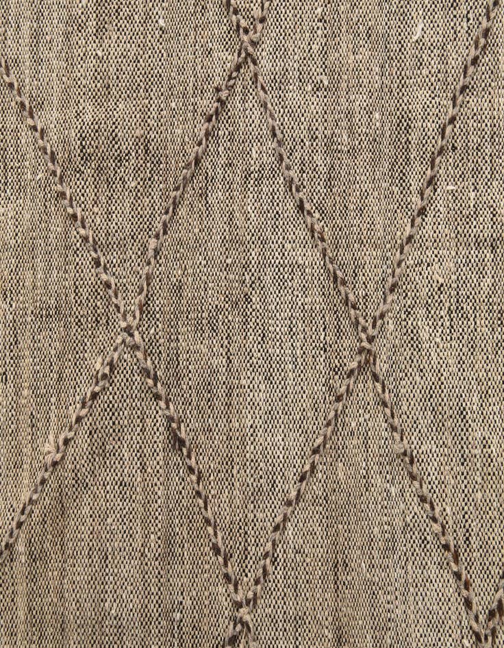 Detail image of  5' 9 x 8'  Hand Knotted Moroccan Wool Rug