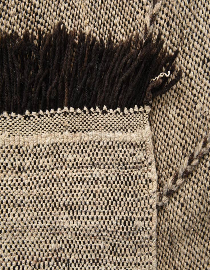 Detail image of  5' 9 x 8'  Hand Knotted Moroccan Wool Rug