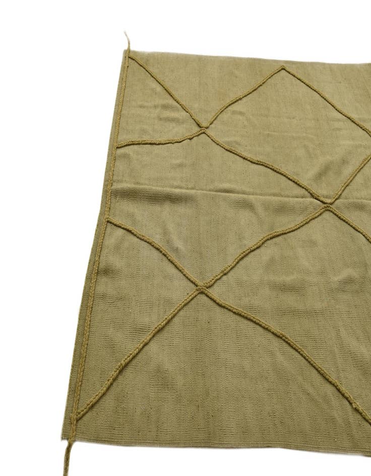 Detail image of  5' 10 x 7' 6  Hand Knotted Moroccan Wool Rug