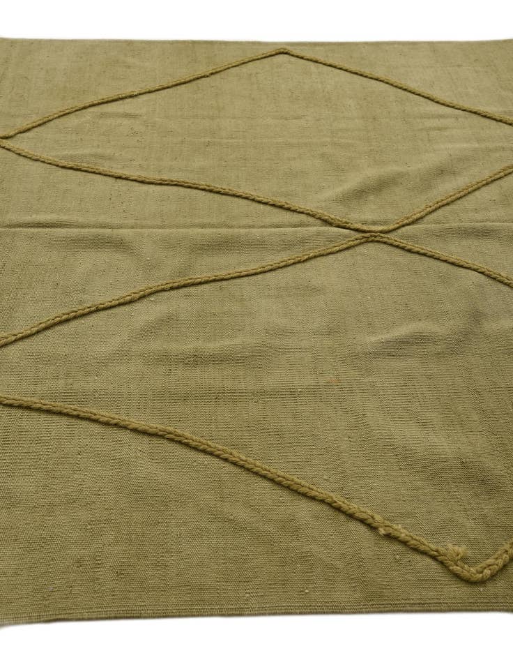 Detail image of  5' 10 x 7' 6  Hand Knotted Moroccan Wool Rug