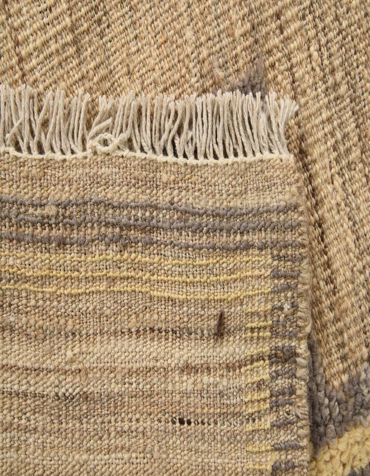 Detail image of  4' 10 x 7' 4  Hand Knotted Moroccan Wool Rug