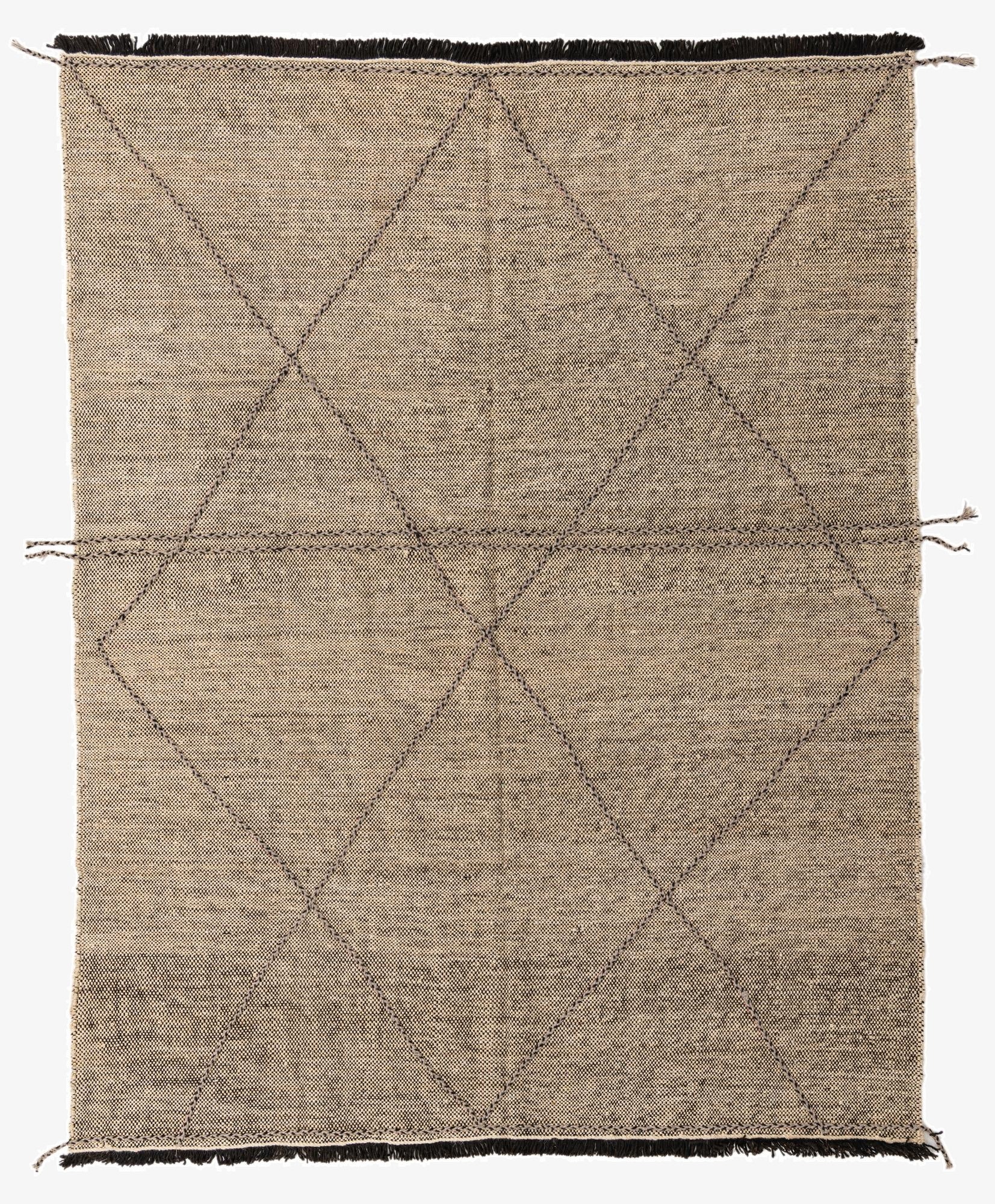  7' 5 x 9' 7  Hand Knotted Moroccan Wool Rug