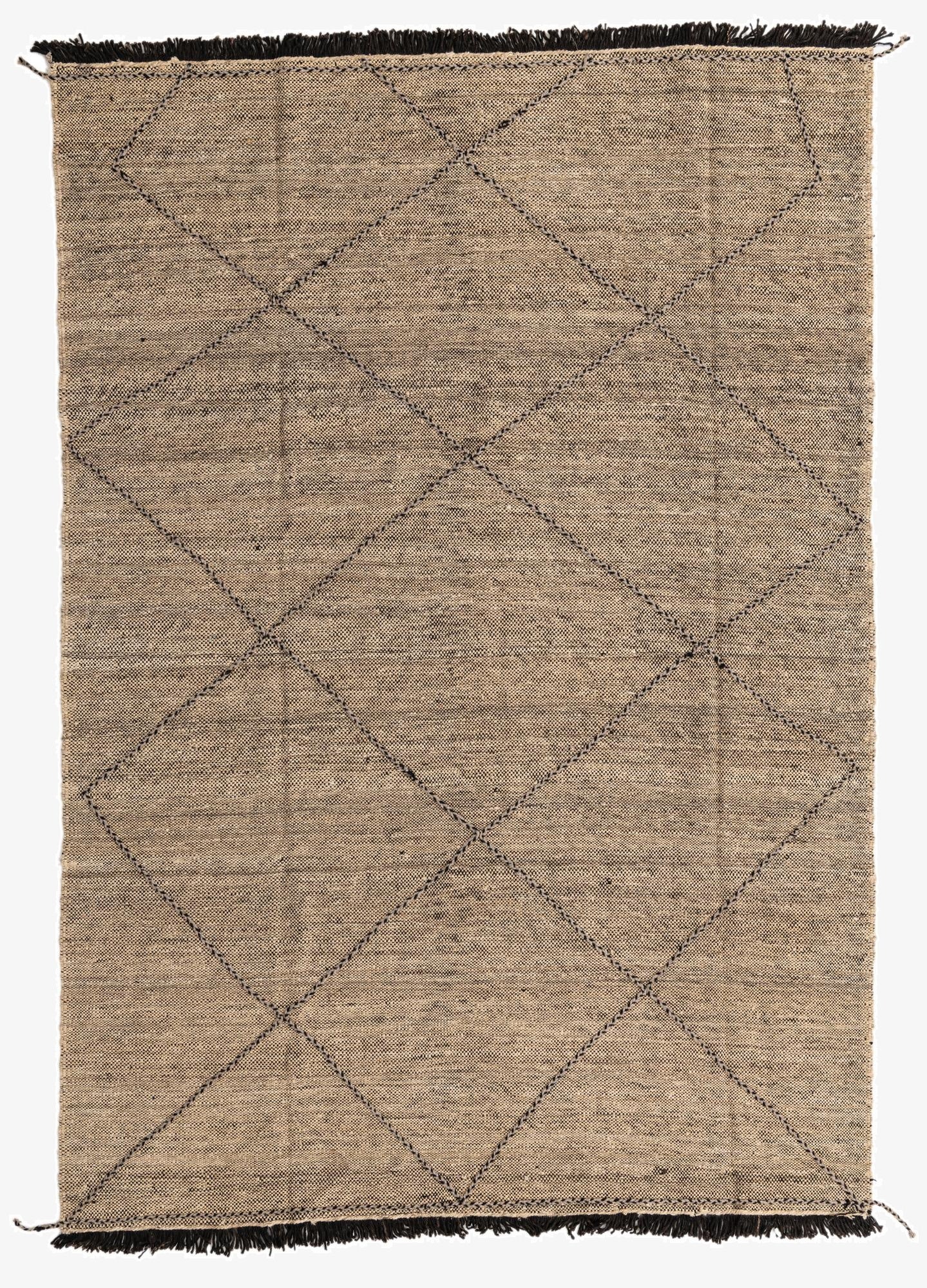  7' x 10'  Hand Knotted Moroccan Wool Rug