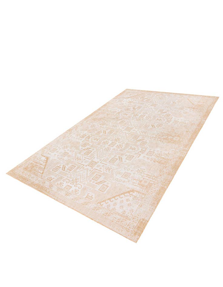 Detail image of  10' x 14'  Washable Aztec Indoor / Outdoor Rug