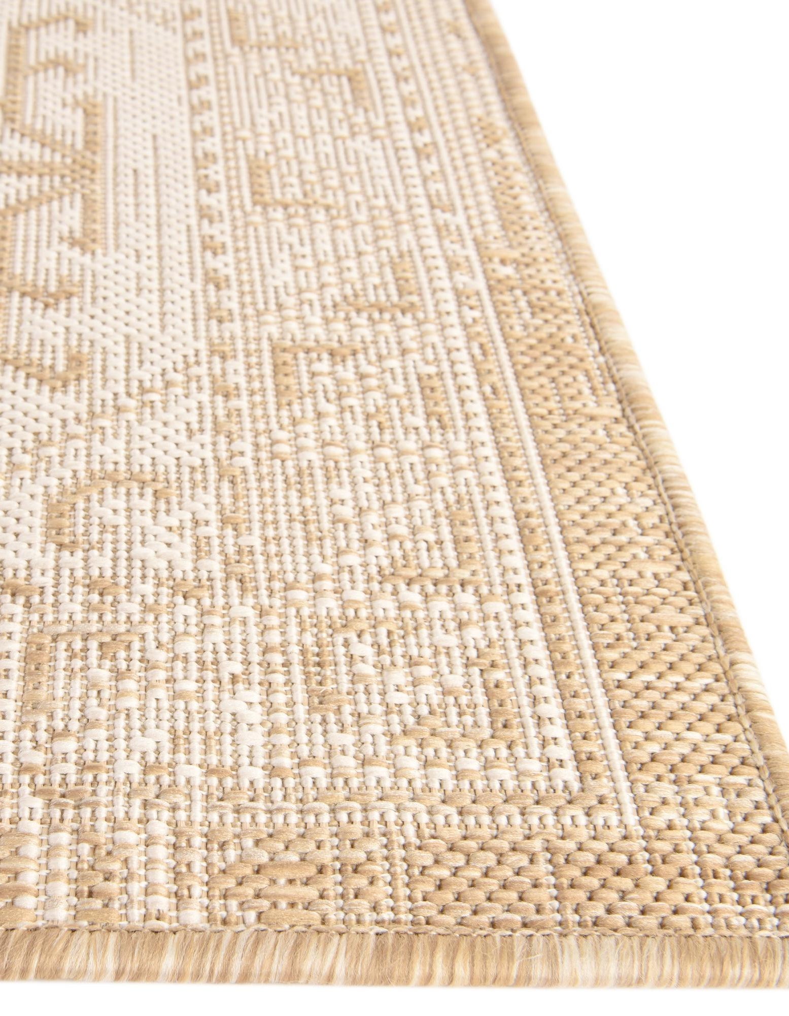 Natural 2' x 3' Aztec Indoor / Outdoor Rug | Rugs.com