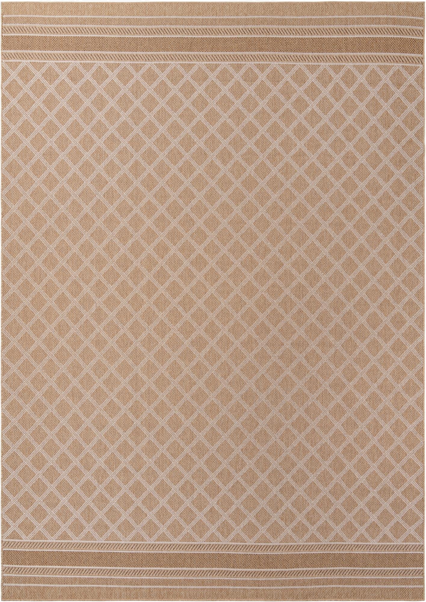 Primary image  10' x 14' 1  Washable Lattice Indoor / Outdoor Rug