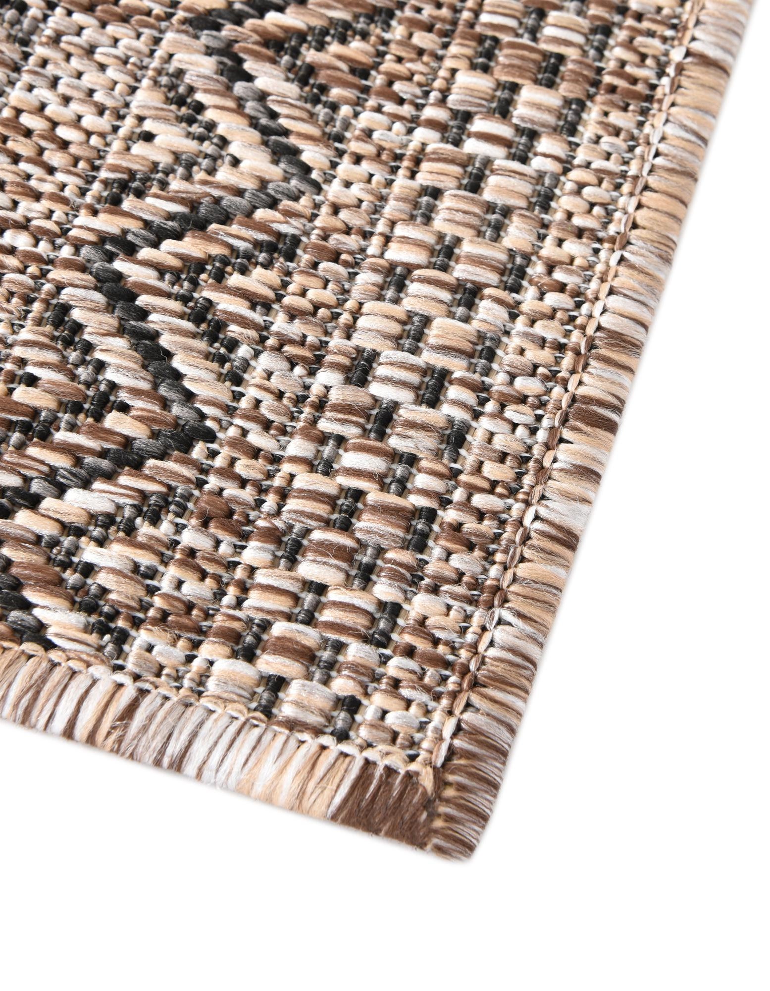Natural 7' 10 x 11' Ribbon Indoor / Outdoor Rug | Rugs.com