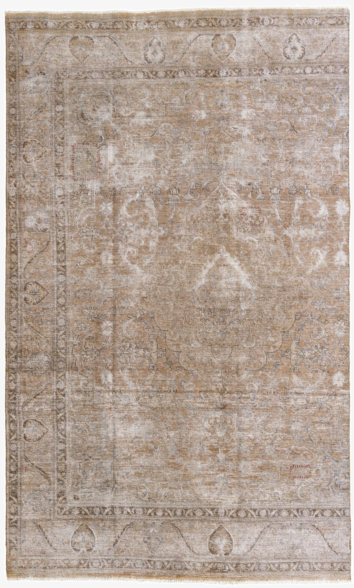  7' 8 x 12' 8  Hand Knotted Ultra Vintage Persian Wool Rug
