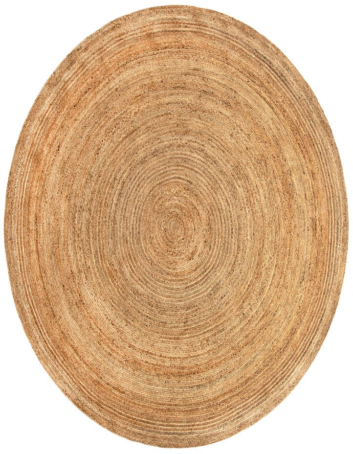 12' 4 x 12' 4  Hand Braided Jute Luxe Round...