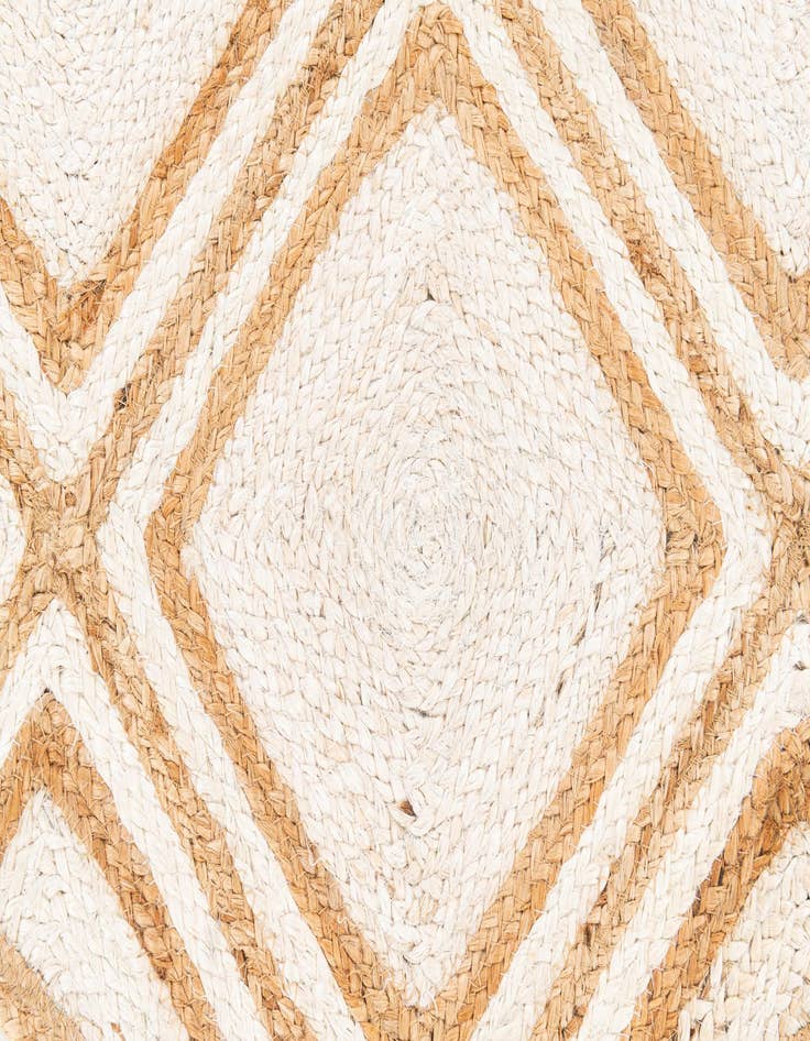 Detail image of  3' x 3'  Hand Braided Jute Round Rug