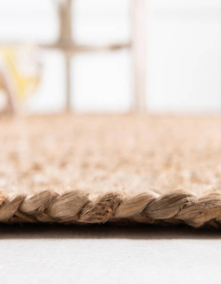 Detail image of  10' x 10'  Hand Braided Jute Round Rug