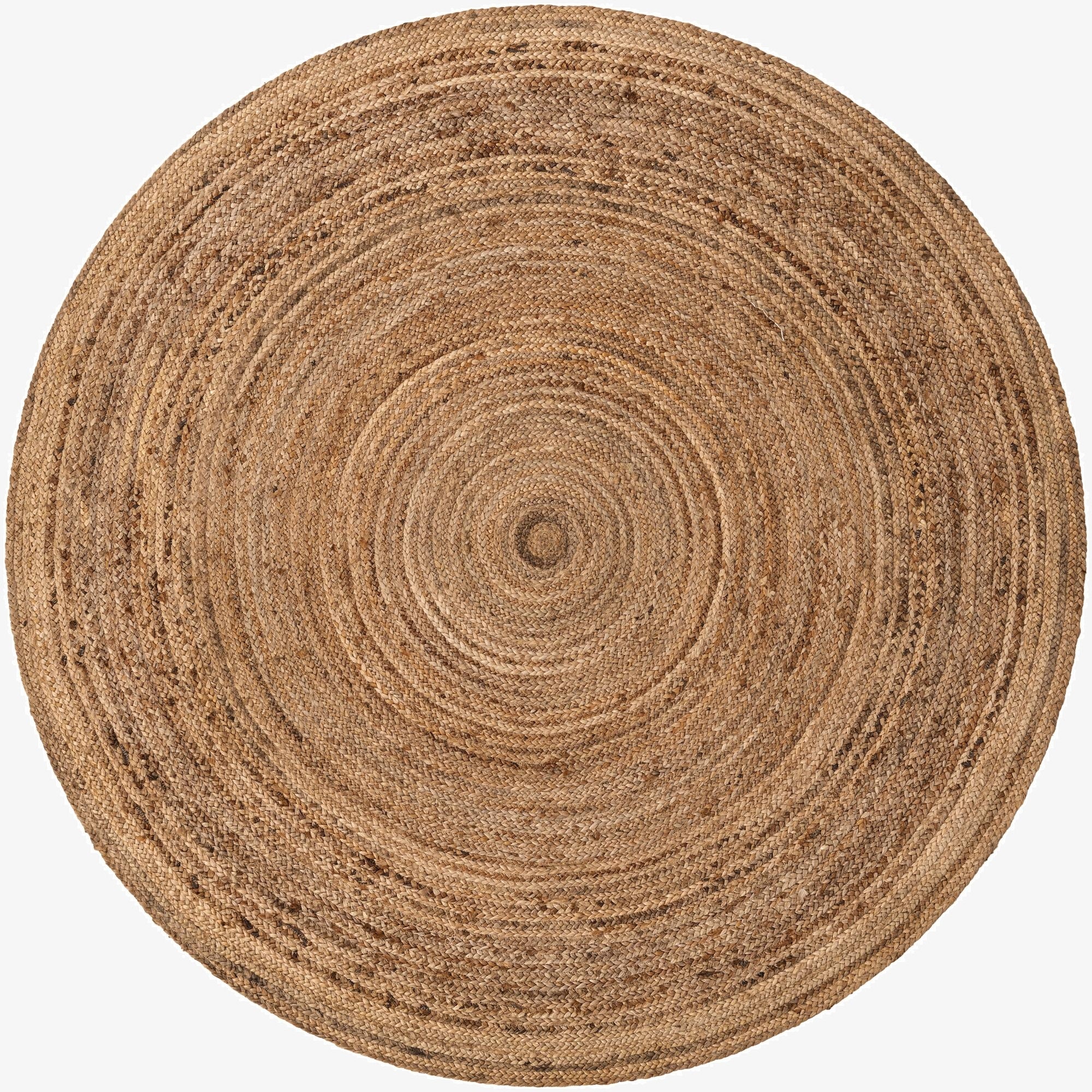 6' 1 x 6' 1  Hand Braided Jute Round Rug