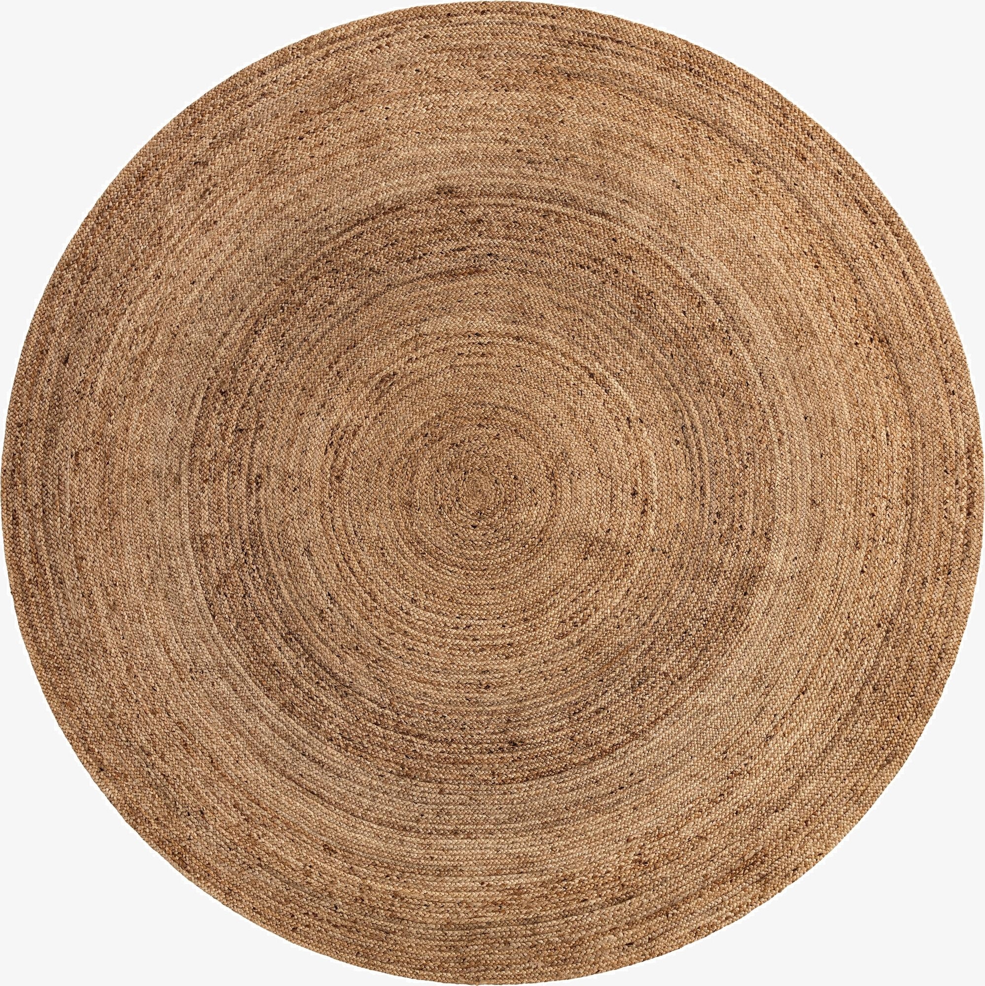  10' x 10'  Hand Braided Jute Round Rug