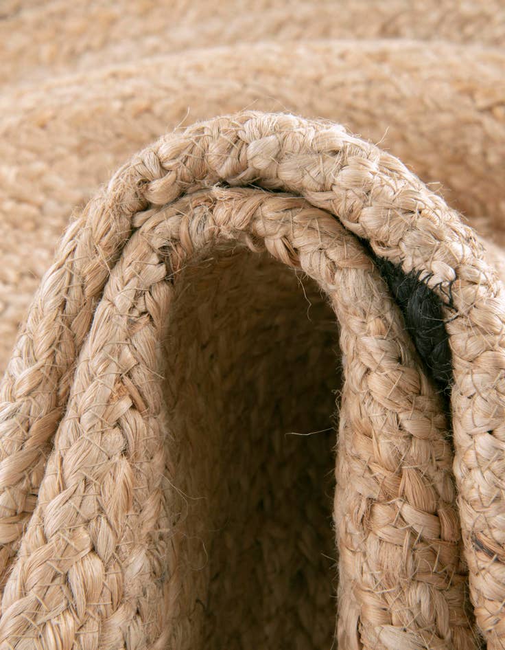 Detail image of  4' 1 x 4' 1 Kids Braided Jute Round Rug