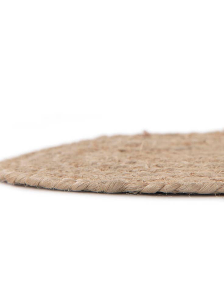 Detail image of  4' 1 x 4' 1 Kids Braided Jute Round Rug