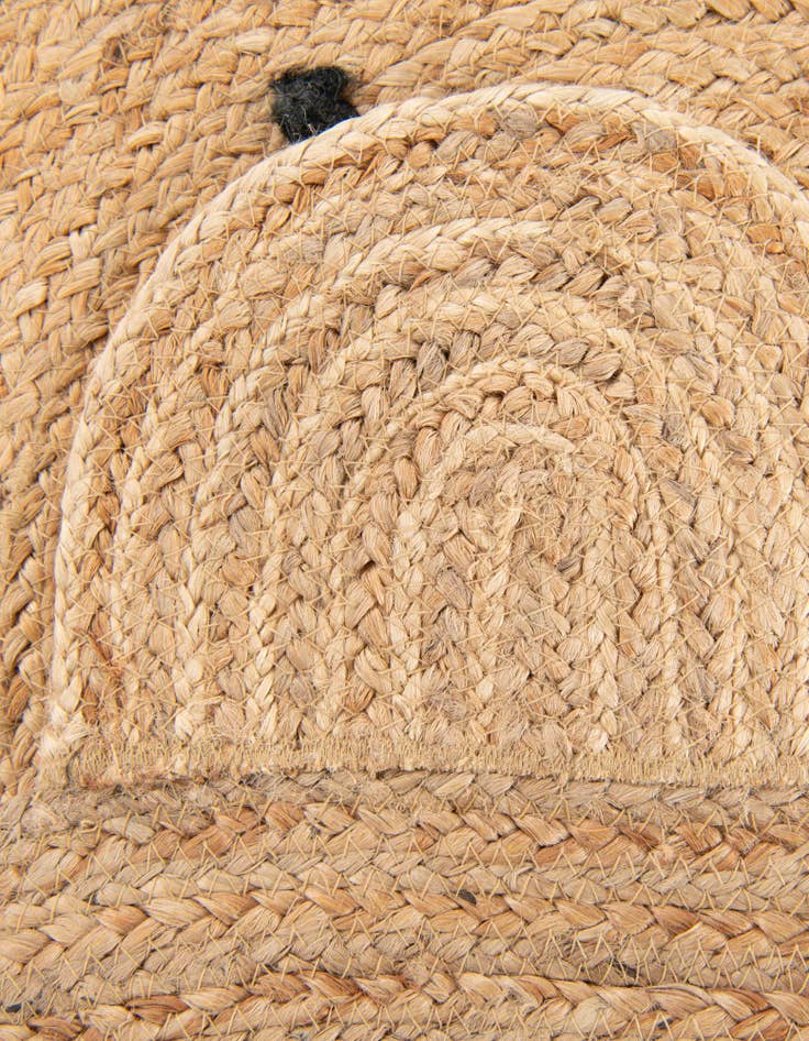 Detail image of  4' 1 x 4' 1 Kids Braided Jute Round Rug