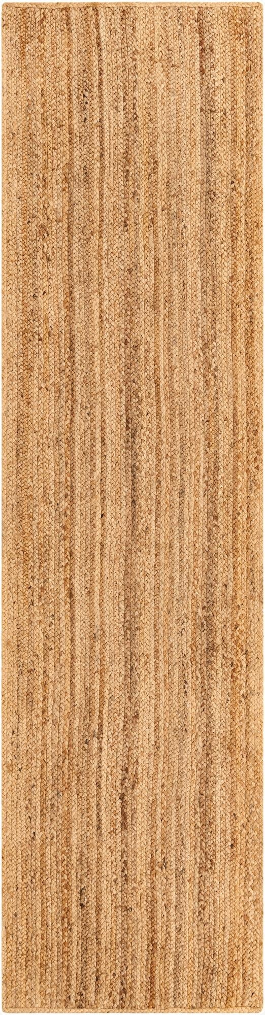  2' 7 x 10'  Hand Braided Jute Luxe Runner Rug