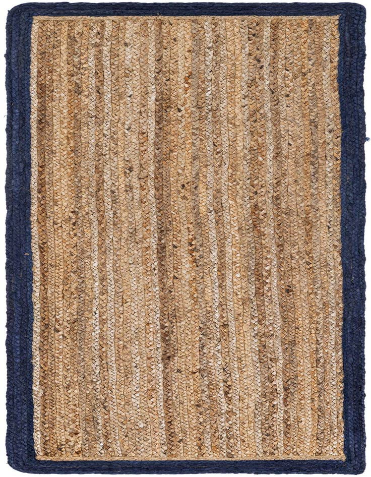 Detail image of 2' 7 x 6' 1 Handmade Braided Jute Runner Rug