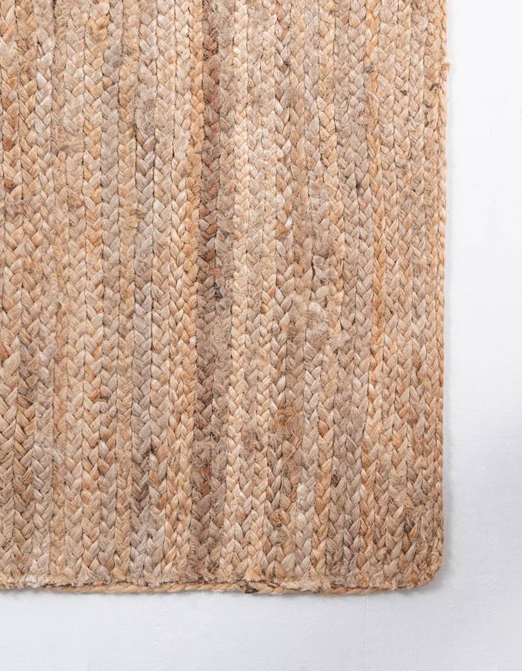 Detail image of  2' 2 x 8' 2  Hand Braided Jute Runner Rug