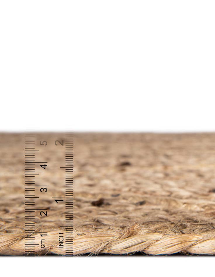 Detail image of  2' 2 x 8' 2  Hand Braided Jute Runner Rug