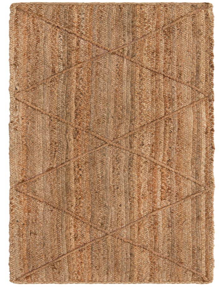 Detail image of 2' 2 x 6' 1 Handmade Braided Jute Runner Rug