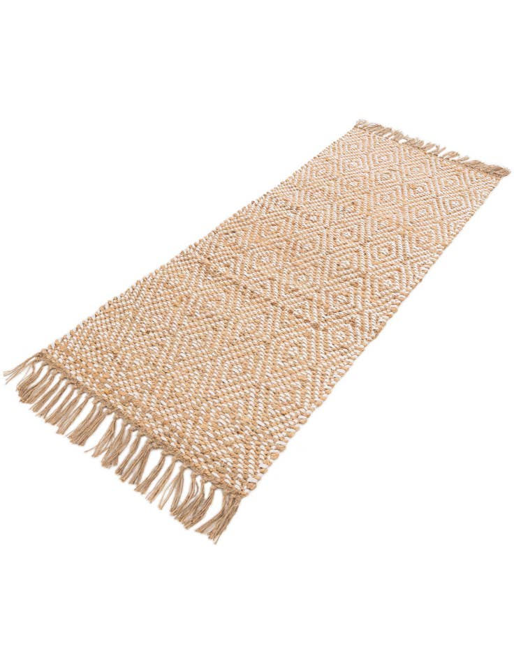 Detail image of  2' x 5'  Hand Woven Braided Jute Runner Rug