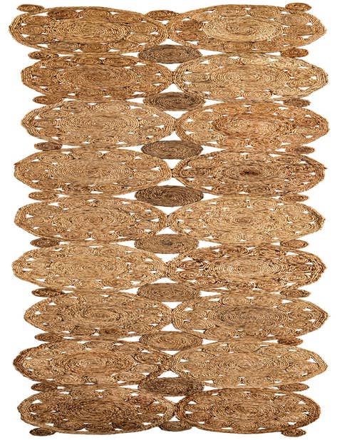 Detail image of  2' 7 x 12' Braided Jute Runner Rug