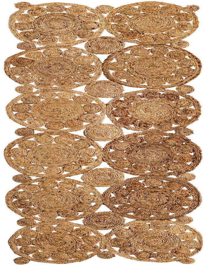 Detail image of  2' 7 x 8' Braided Jute Runner Rug