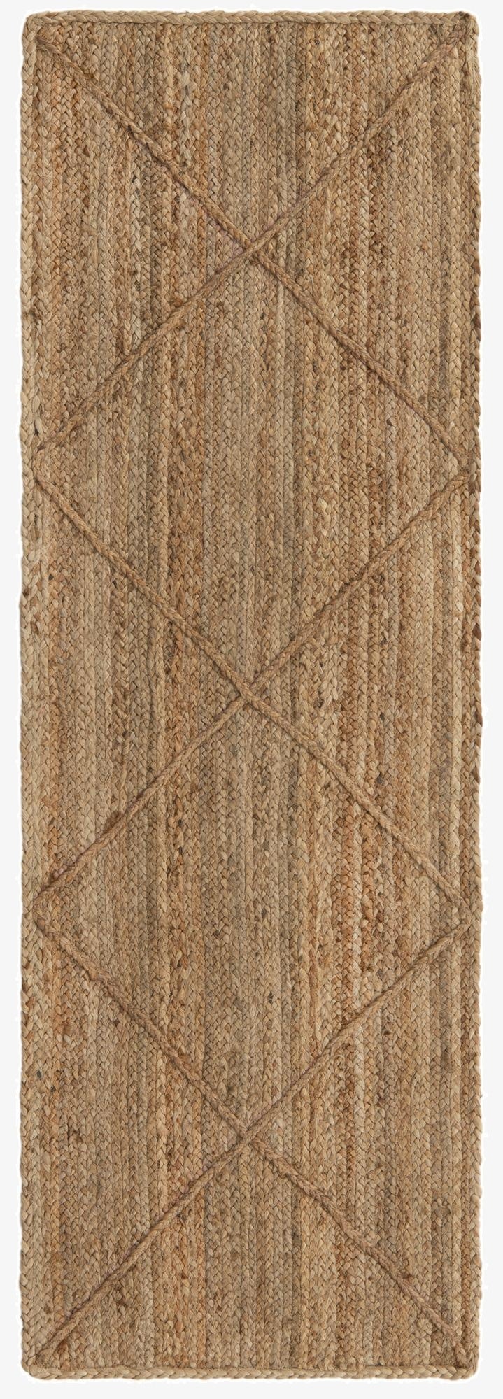  2' 2 x 6' 1  Hand Braided Jute Runner Rug